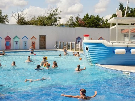 Haven's The Orchards Holiday Park outdoor swimming pool
