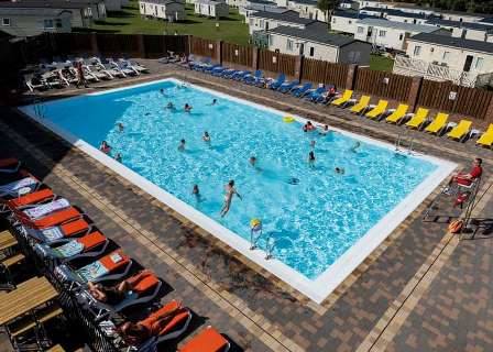 Outdoor swimming pool at Seal Bay Resort White Horse (formerly Bunn Leisure)